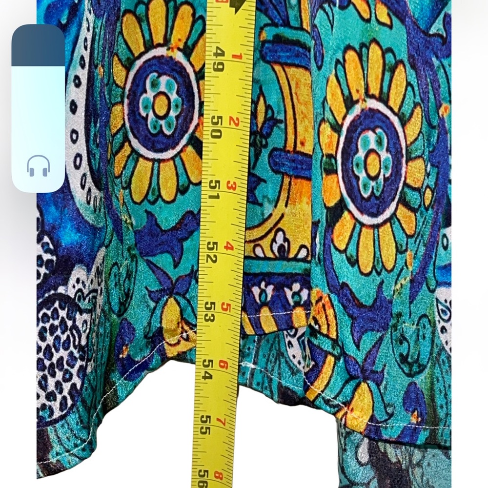 Narcisa Lang dress size M 💯 silk viscose - Picture 12 of 16